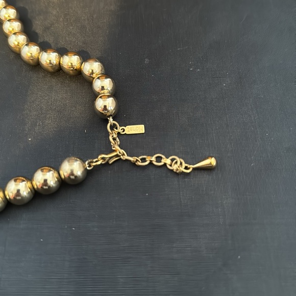 Monet goldtone beaded Necklace - Picture 3 of 4